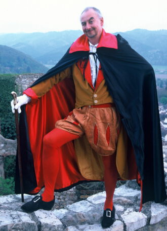 Mephisto auf der Burgruine Staufen